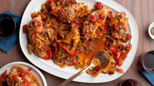 Roman-Style Chicken Recipe | Giada De Laurentiis | Food Network