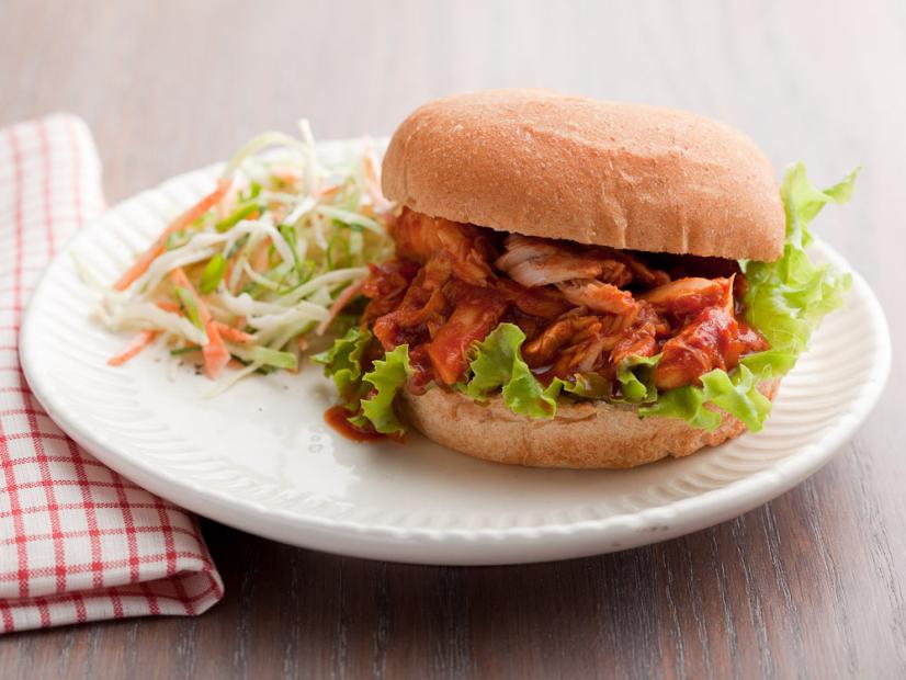 Pulled BBQ Chicken Sandwiches Recipe | Ellie Krieger | Food Network