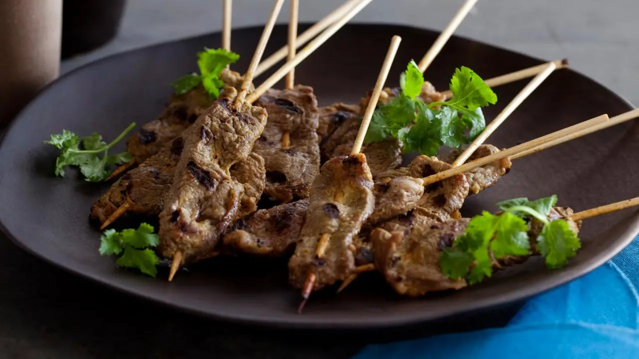 Tyler's Grilled Beef Satay