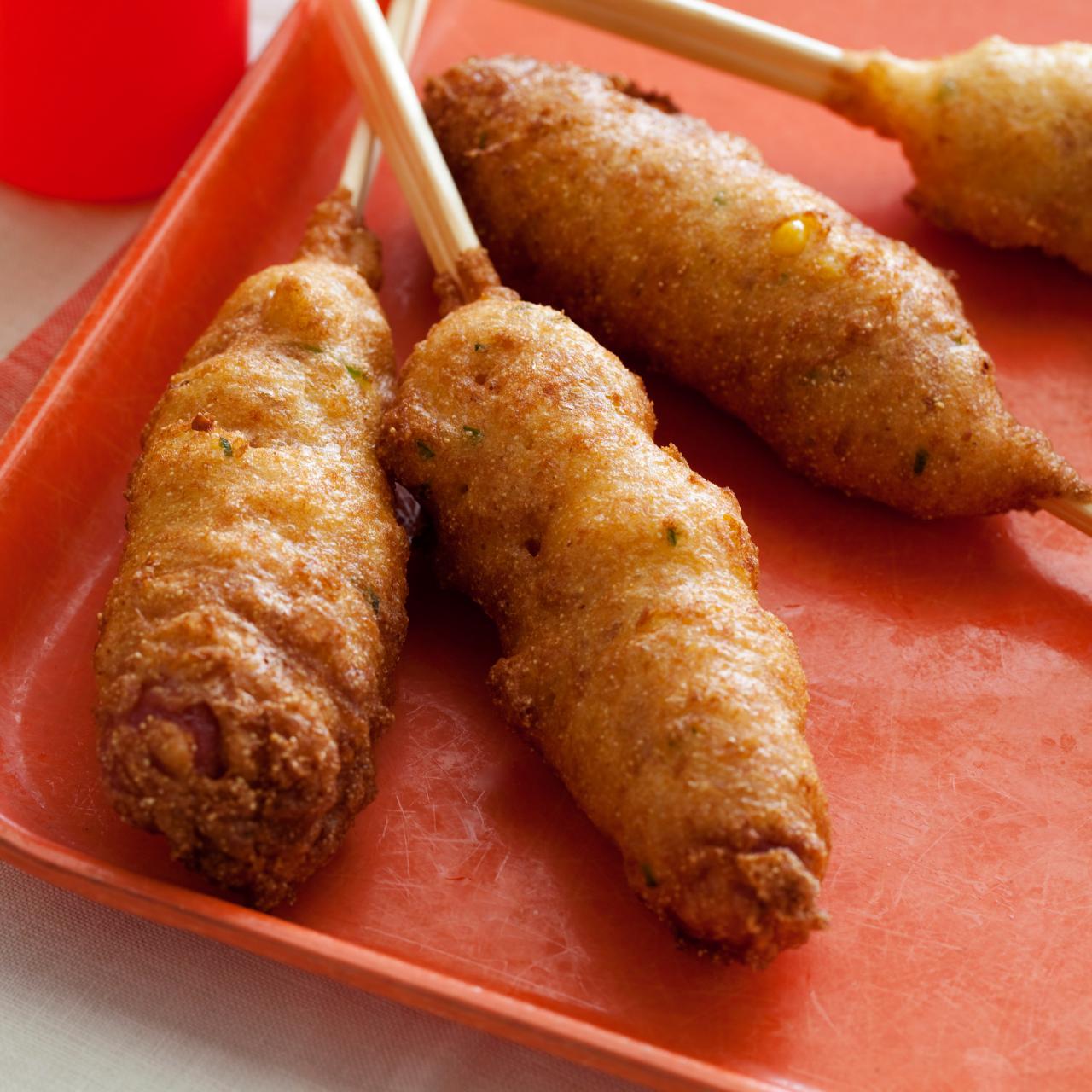 Deep fried shop corn dogs