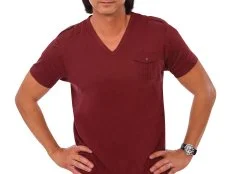 Contestant Lou Diamond Phillips as seen on Food Network's Rachael Vs. Guy: Celebrity Cook-off Season 1.