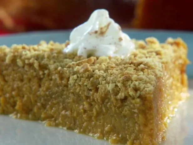Upside-Down Pumpkin Pie Recipe | Food Network