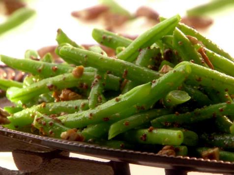 Green Bean with Grainy Mustard and Pecans
