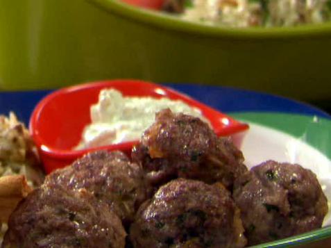 Greek Meatballs and Tzatziki