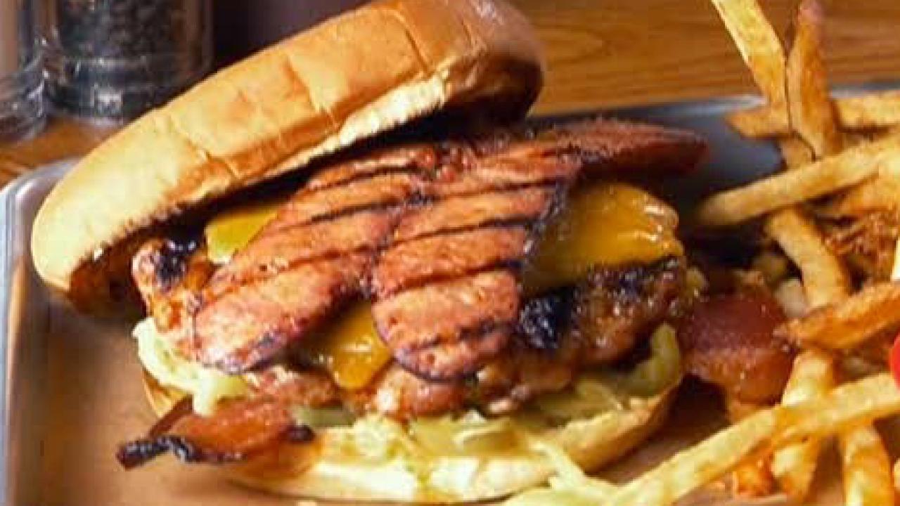 Three-Way Pork Burger