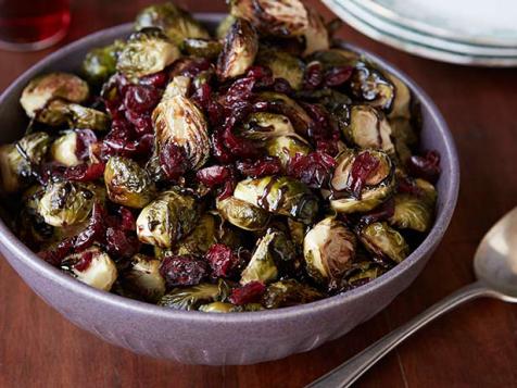 Brussels Sprouts with Balsamic and Cranberries