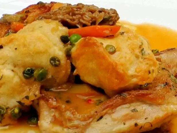 Stewed Rabbit and Biscuits Recipe | Scott Conant | Food Network