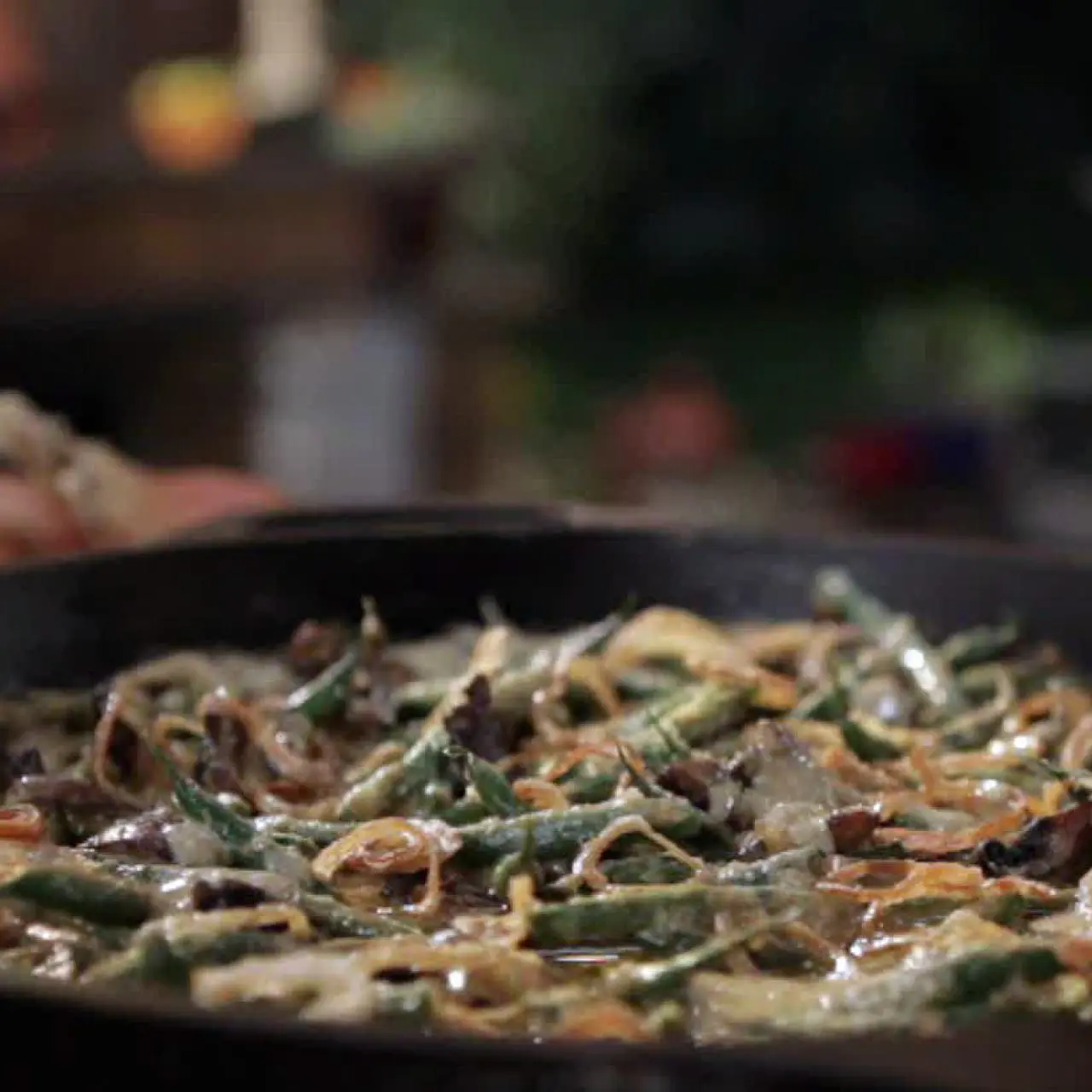 Green Bean Casserole with Homemade Mushroom Gravy-image