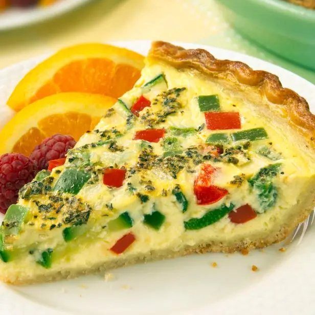 Garden Vegetable Quiche Recipe | Food Network