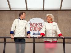 Cast your vote to tell us who you think will win Food Network's Worst Cooks in America Season 4: Chef Anne Burrel's Red Team or Chef Bobby Flay's Blue Team.