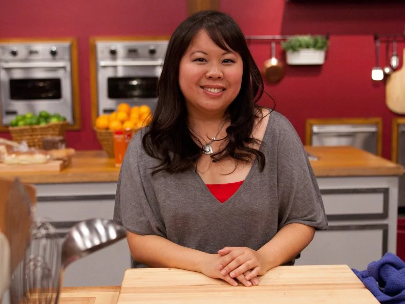 Recruit Sarina Weeraprajuk prepares her "Sarina Love Skillet"  for the "Show Us Your Stuff"  challenge, as seen on Food Network's Worst Cooks in America, Season 3.