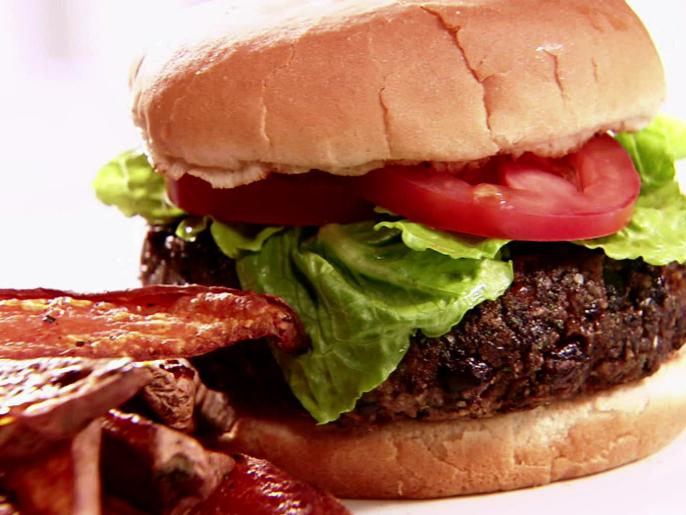 Black Bean Burgers Recipe Sandra Lee Food Network