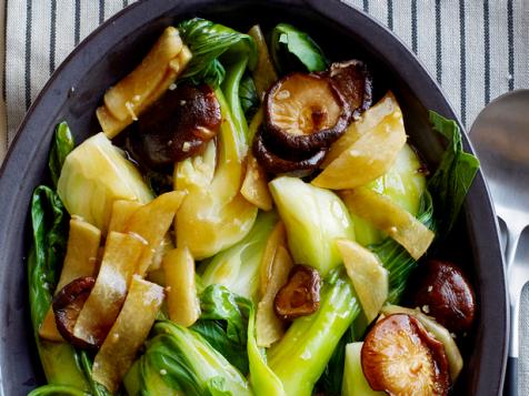 Bok Choy and Shiitake Stir-Fry