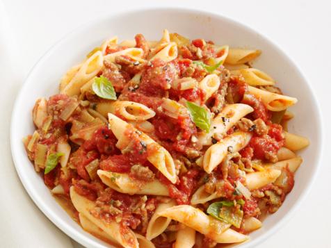 Penne With Turkey Ragu