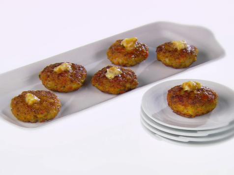 Mini Shrimp Cakes with Ginger Butter