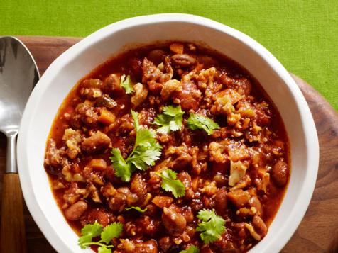 Made about 7gal. of chili in my CI 20gal. cauldron! Non-stick and tasted  amazing! Recipe in comments! : r/castiron