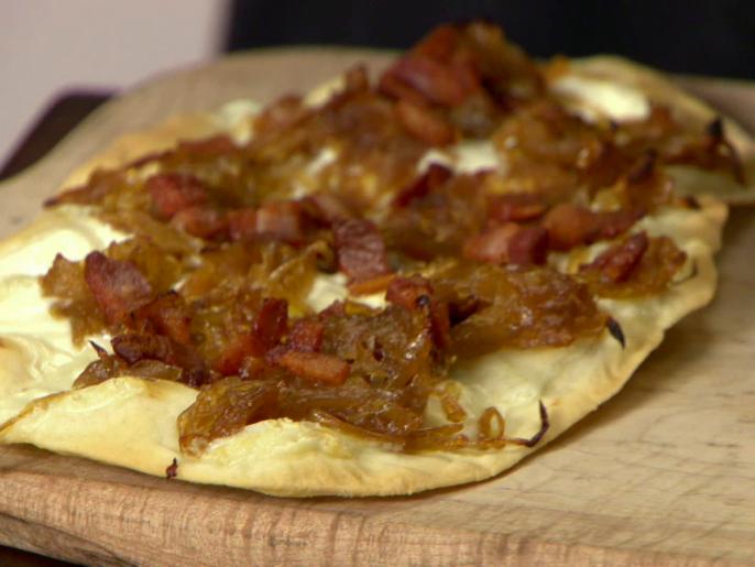 Tarte Flambee Recipe Anne Burrell Food Network