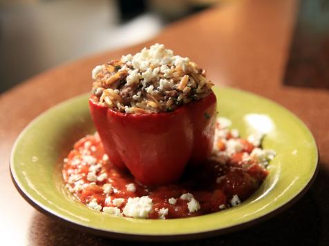 Lamb and Rice Stuffed Peppers