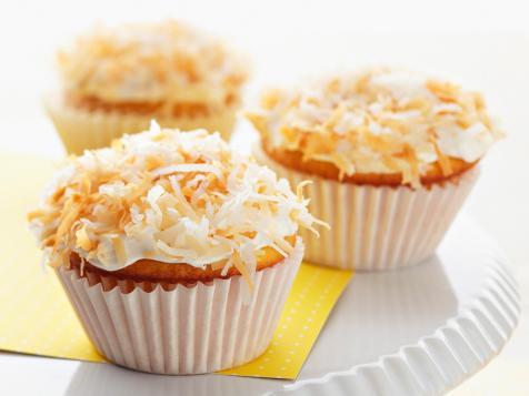 Lemon-Filled Coconut Cupcakes