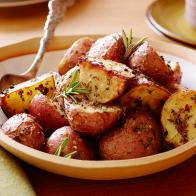 ROSEMARY ROASTED POTATOES
Ina Garten
Barefoot Contessa/Wedding Anniversary
Food Network
Baby Yukon Gold Potatoes, Olive Oil, Kosher Salt, Pepper, Rosemary,ROSEMARY ROASTED POTATOES
Ina Garten
Barefoot Contessa/Wedding Anniversary
Food Network
Baby Yukon Gold Potatoes, Olive Oil, Kosher Salt, Pepper, Rosemary
