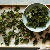 Melissa d’Arabian’s Crispy Kale “Chips”.