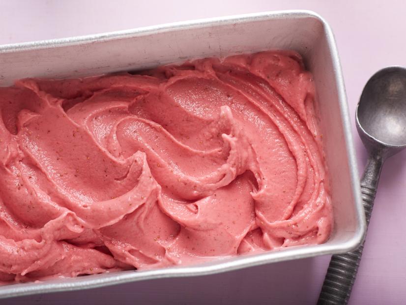 Patrick And Gina Neely's Strawberry Frozen Yogurt As seen on Food Network