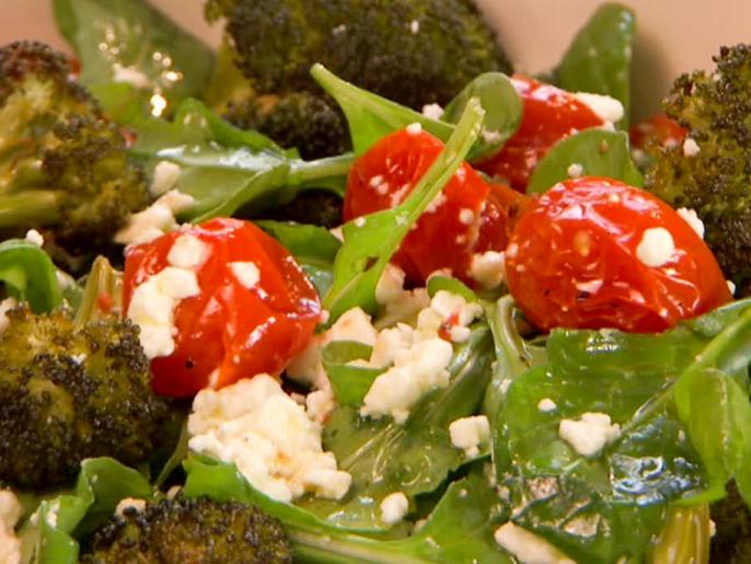 Roasted Broccoli and Feta Salad Recipe The Neelys Food Network