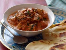 Make Indian takeout at home with Aarti Sequeira's Chicken in Creamy Tomato Curry: Chicken Tikka Masala, from Aarti Party on Food Network.