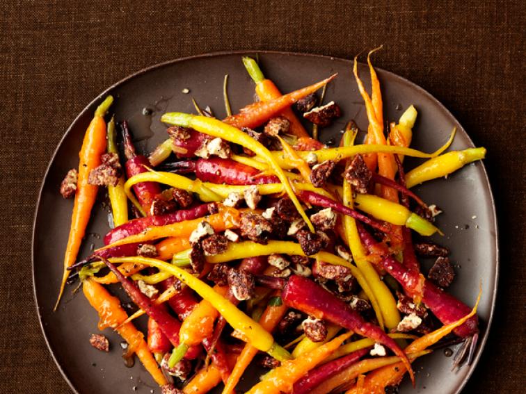 MarmaladeGlazed Carrots With Candied Pecans Recipe Food Network