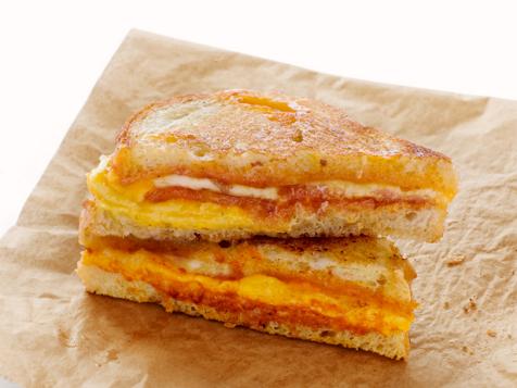 Three-Cheese Grilled Cheese