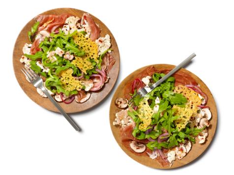 Prosciutto and Pickled Vegetables With Cheese