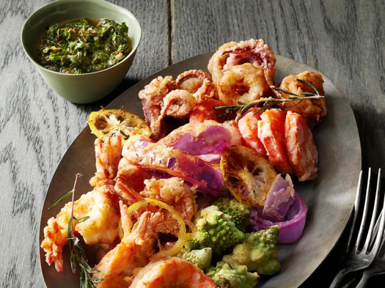 Fritto Misto With Anchovy Dip Recipe Food Network Kitchen Food Network