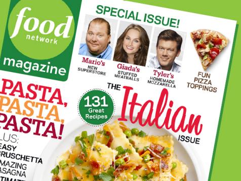 Food Network Magazine: March 2011 Recipe Index