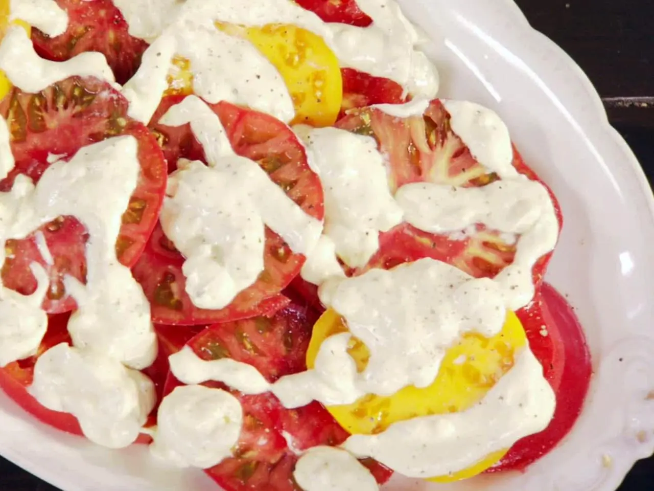 blue cheese and sundried tomato dressing Tomato Salad with Blue Cheese Dressing  Rafaella