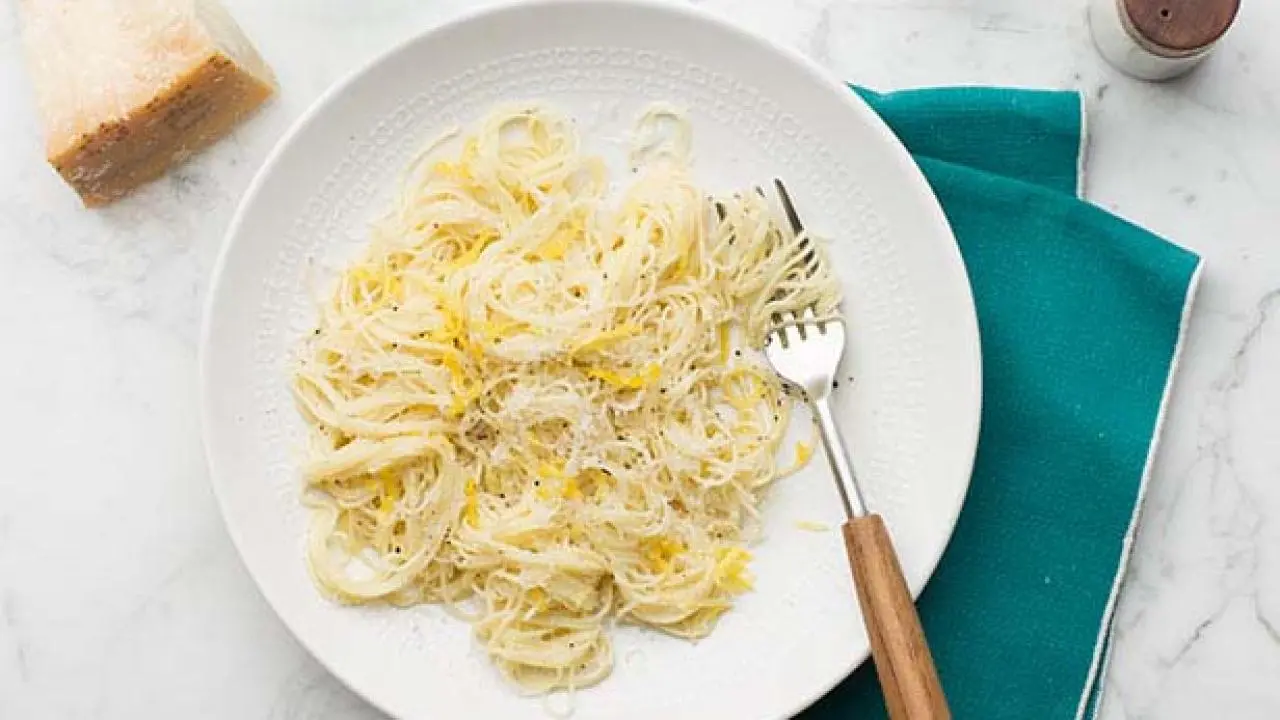 Angel-Hair Pasta With Lemon