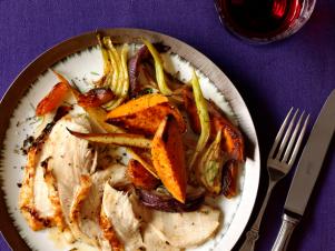 Roasted Turkey Breast With Glazed Vegetables