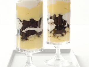 Cookies And Cream Parfaits Served In Tall Glasses