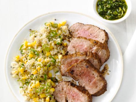 Spice-Rubbed Pork With Quinoa