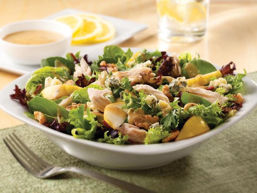 Gorgonzola and Pear Salad with Honey Dijon Dressing Recipe | Food Network