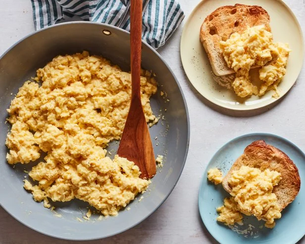 Sunny Anderson’s Sunny’s Perfect Scrambled Cheesy Eggs.
