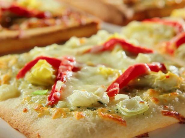 Pepper and Onion Personal Pizzas