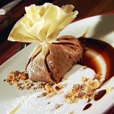 Giada De Laurentiis' favorite dessert -the chocolate hazelnut purse from Riva in Santa Monica.