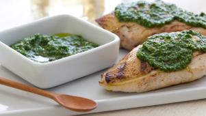 Spinach Pesto Grilled Chicken