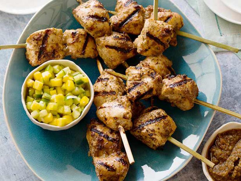 Jerked Chicken Kabobs