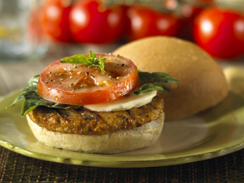 Caprese Burger Recipe | Food Network