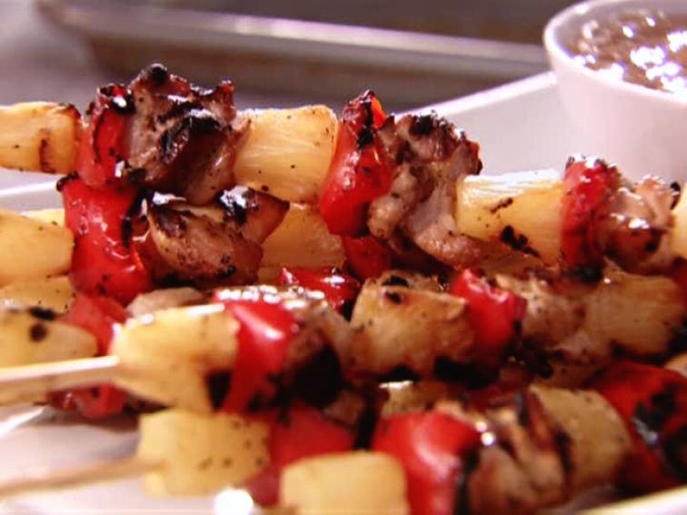 Sweet and Sour Chicken Skewers Recipe Sandra Lee Food Network