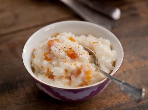 Creamy Apricot Rice Pudding