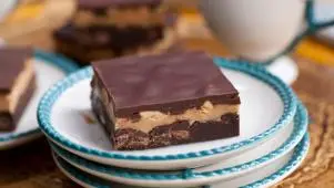 Fudgy Salty PB Brownies