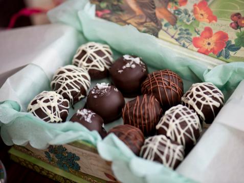 Cookie Dough Truffles with Sea Salt