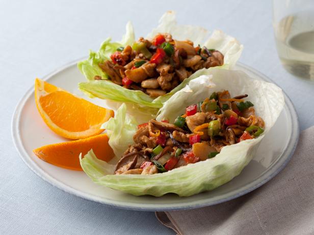 Barbecued Chinese Chicken Lettuce Wraps image